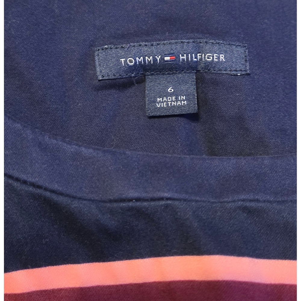 Tommy Hilfiger Sleeveless Striped Dress Women's Size 6 Multicolor - Picture 3 of 9